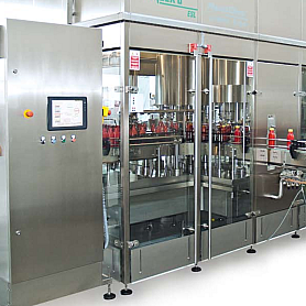 Máy chiết rót tương ớt, nước sốt, nước chấm