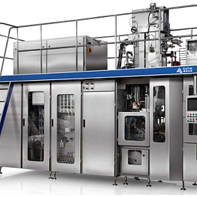 Máy rót tiệt trùng hộp giấy